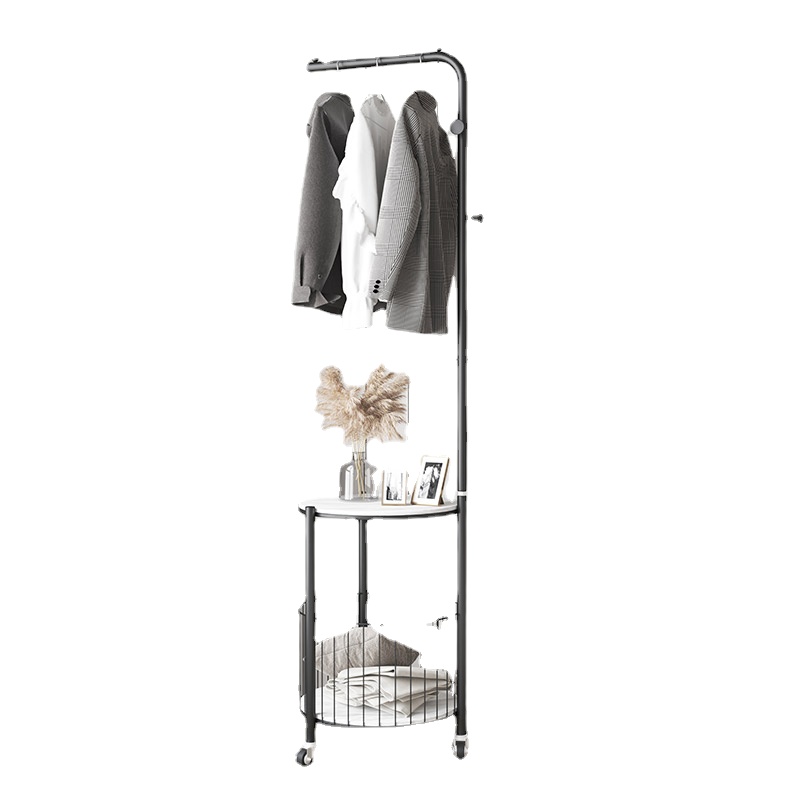YY Stone Plate Hanger Clothes Storage Rack Modern Minimalist Bedroom Double-Layer Storage Cabinet