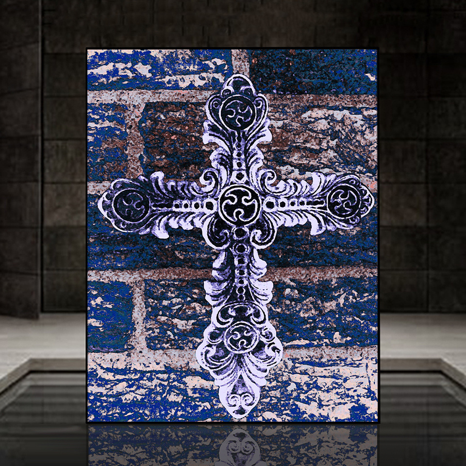 vintage cross  5D Diamond Painting Kits  Full Square/Round Diamond Mosaic abstract art Rhinestone Embroidery DIY Home Decor