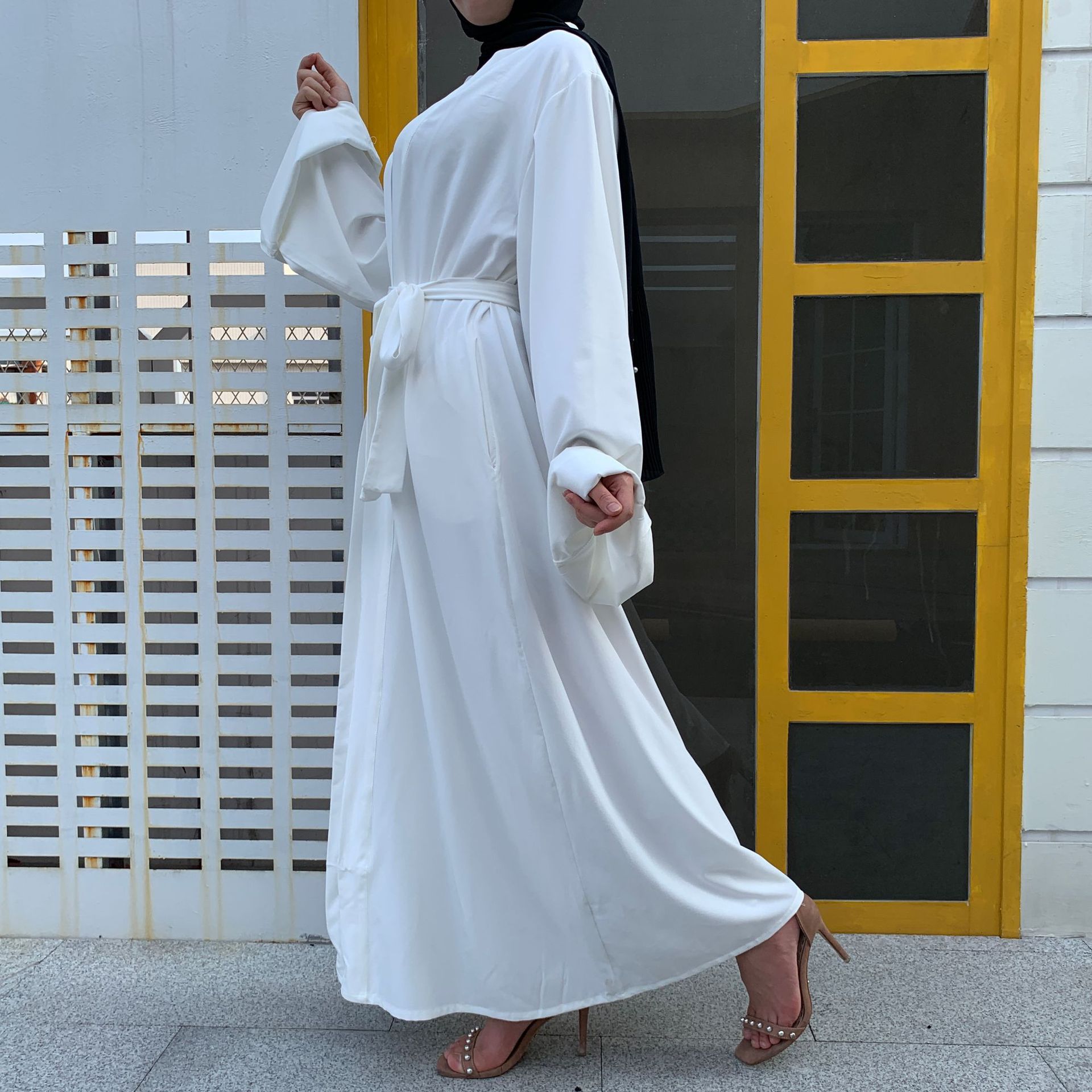  Women Lady Muslim Cardigan Islamic Ramadan Long Dress Dubai Robe Kaftan Jilbab