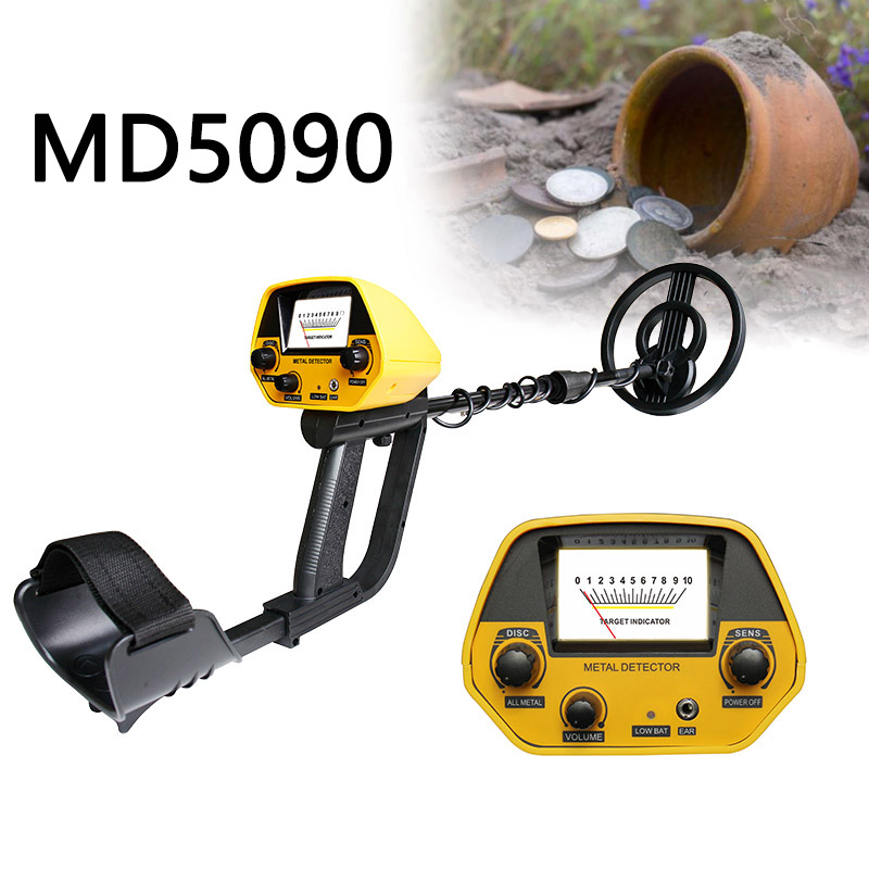 MD-5090 Professional Metal Detector Underground Depth Metal Detectors High Sensitivity Gold Treasure Detector Hunter Pinpointer