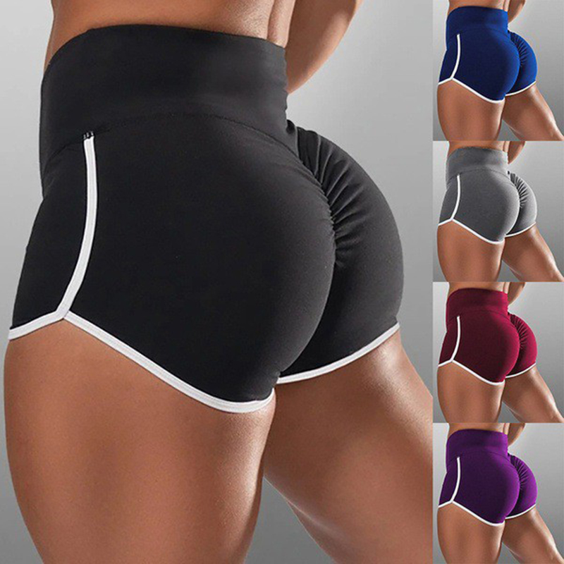 Push Up Pants for Women Training Shorts High Waist Summer Sport Shorts Bottoms Fitness Leggings Elasticated Fitness Soft