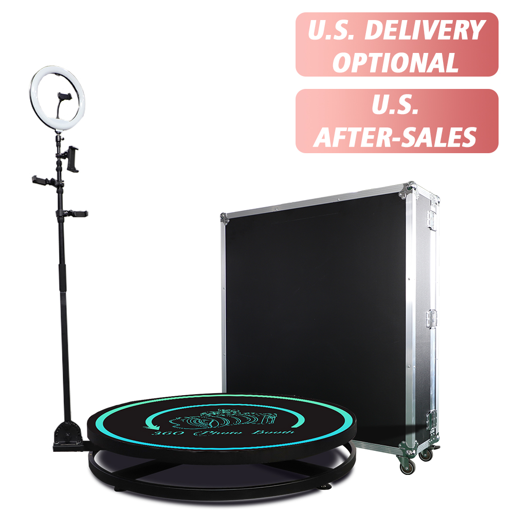 360 Po Booth Automatic Pobooth Machine Video Po Booth US Overseas Warehouse