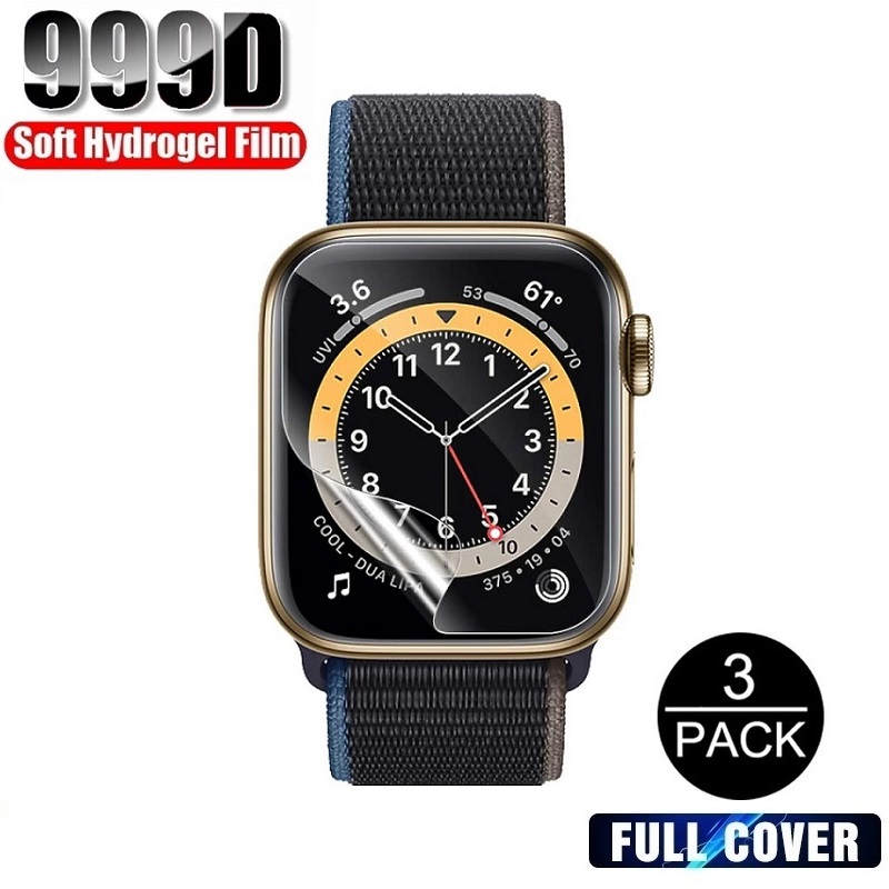 Protective Film for Apple Watch 7 SE 6 5 4 3 2 1 45mm 41mm 44mm 40mm 42mm 38mm iWatch Screen Protector Foil Guard (Not Glass)