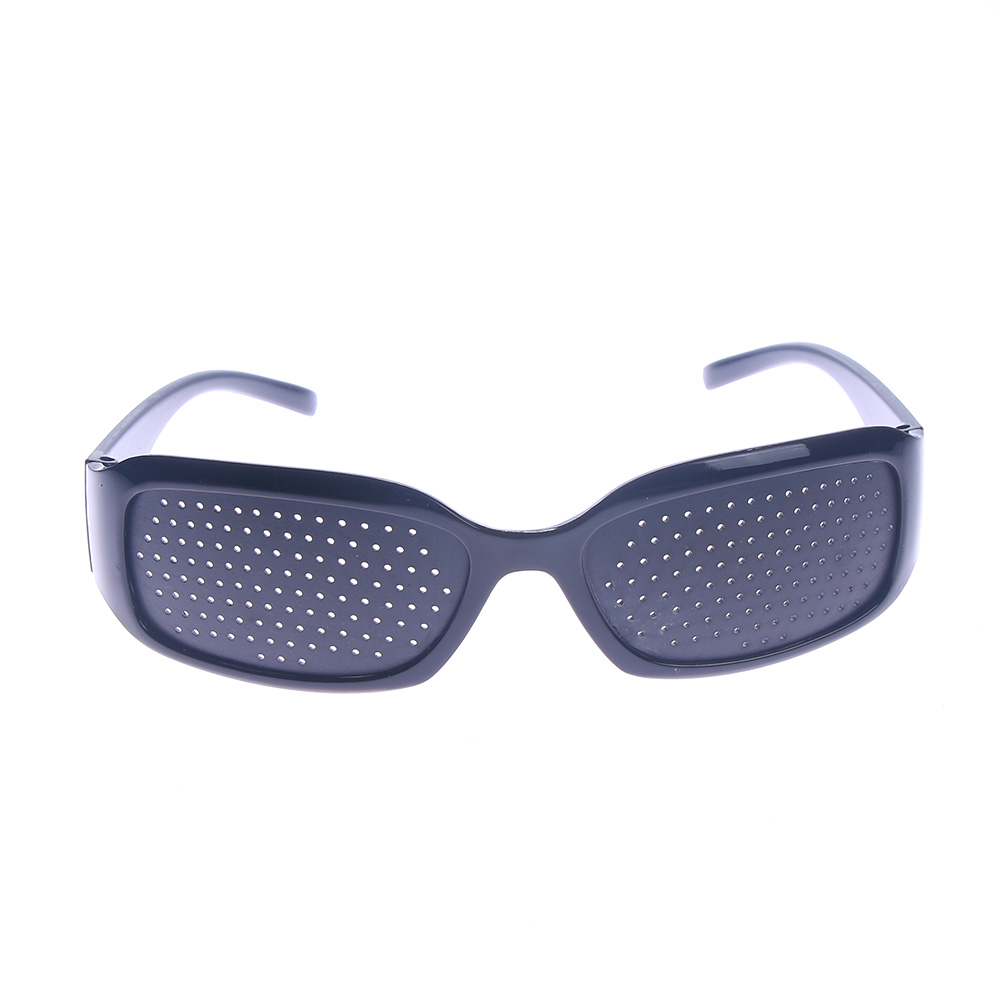 Unisex Eyes Correction Exercise Eyesight Vision Care Improvement Pinhole Glasses Sports Sunglasses Small Hole Eyewears
