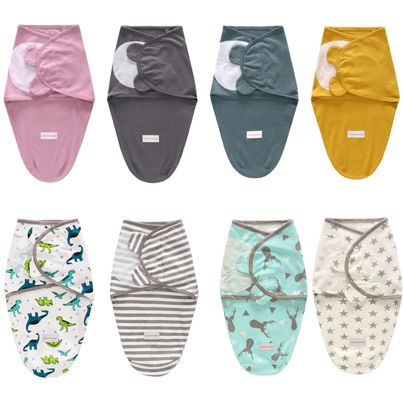 baby sleeping bag newborn envelope cocoon wrap swaddle soft  0-6 months sleep blanket