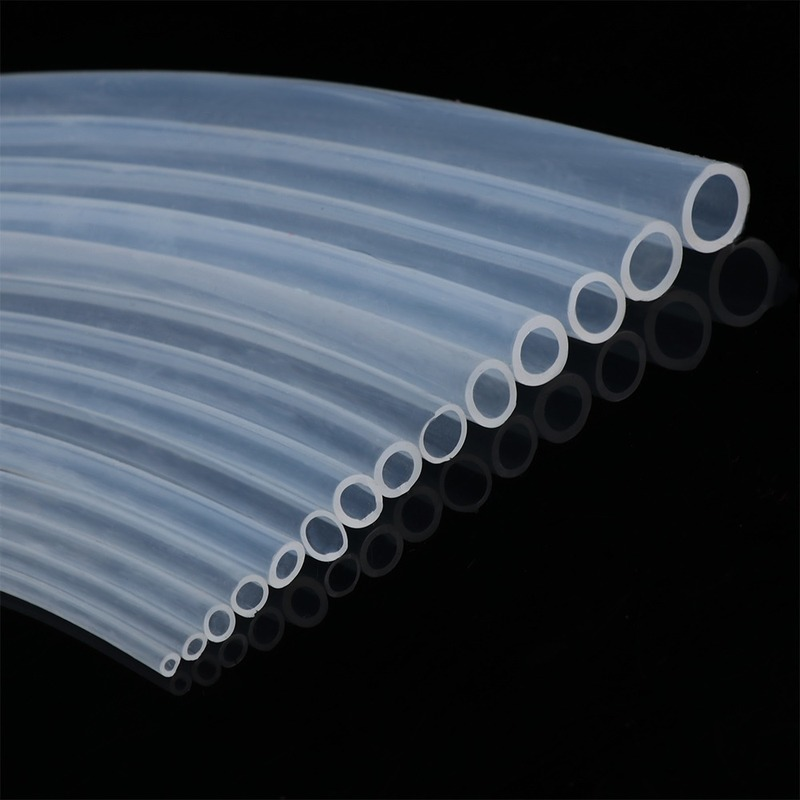 High  1M/5M Food Grade Clear Translucent Silicone Tube Beer Pipe Milk Hose Pipe Soft Safe Rubber Flexible Tube Creative