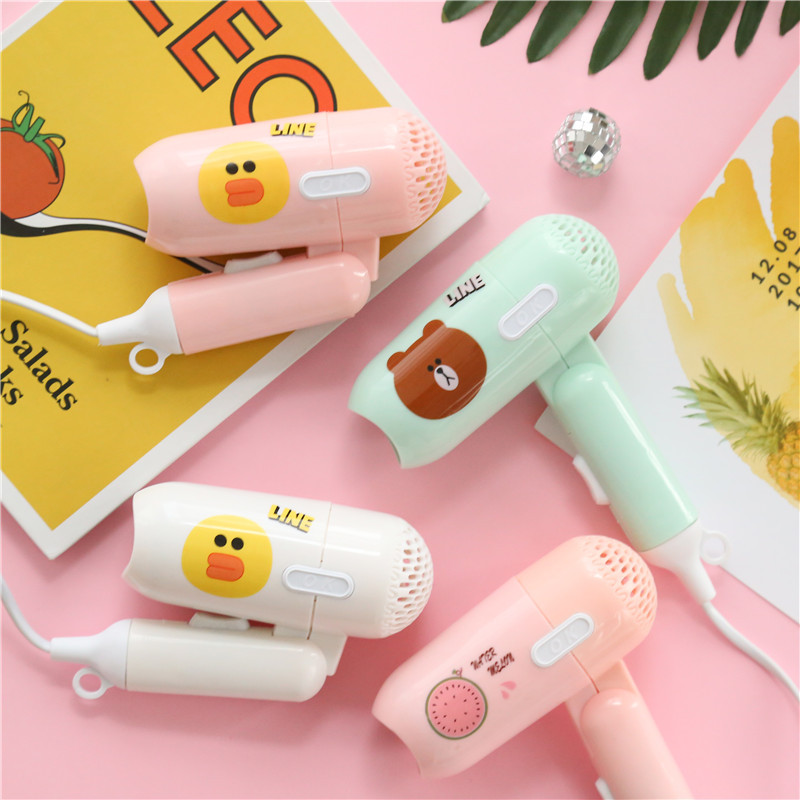 Mini Folding Hair Dryer Portable Travel With And Cold Wind el Home Student Dormitory Constant Temperature Hair Care