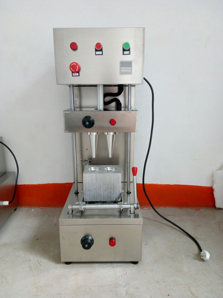 Professional Pizza Cone Maker cone pizza forming machine pizza cone machine with rotary oven