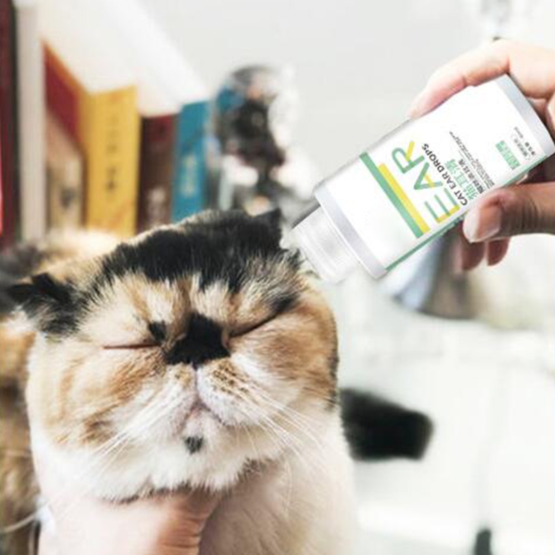 Ear Care for Cats Effective Pet Ear Canal Cleaners Including Plant Extract Fast Relief from Itching Odors Remove Earwax