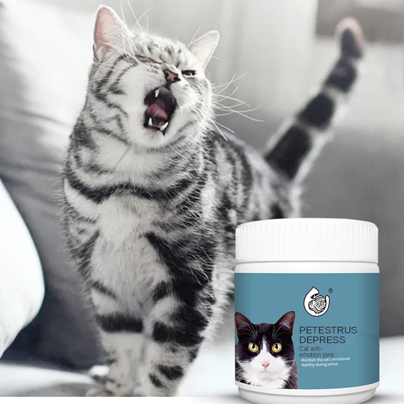 Antistress Cat Suppression of Estrus Powder Anti-meowing Anti-Female Male Cats Urinating Indiscriminately Howling Late at Night