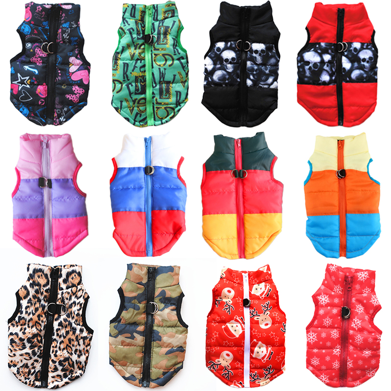 Winter Warm Pet Dog Clothes for Small Dogs Clothing Puppy Harness Vest Dog Accessories Chihuahua Jacket Pug Costume XS-XL