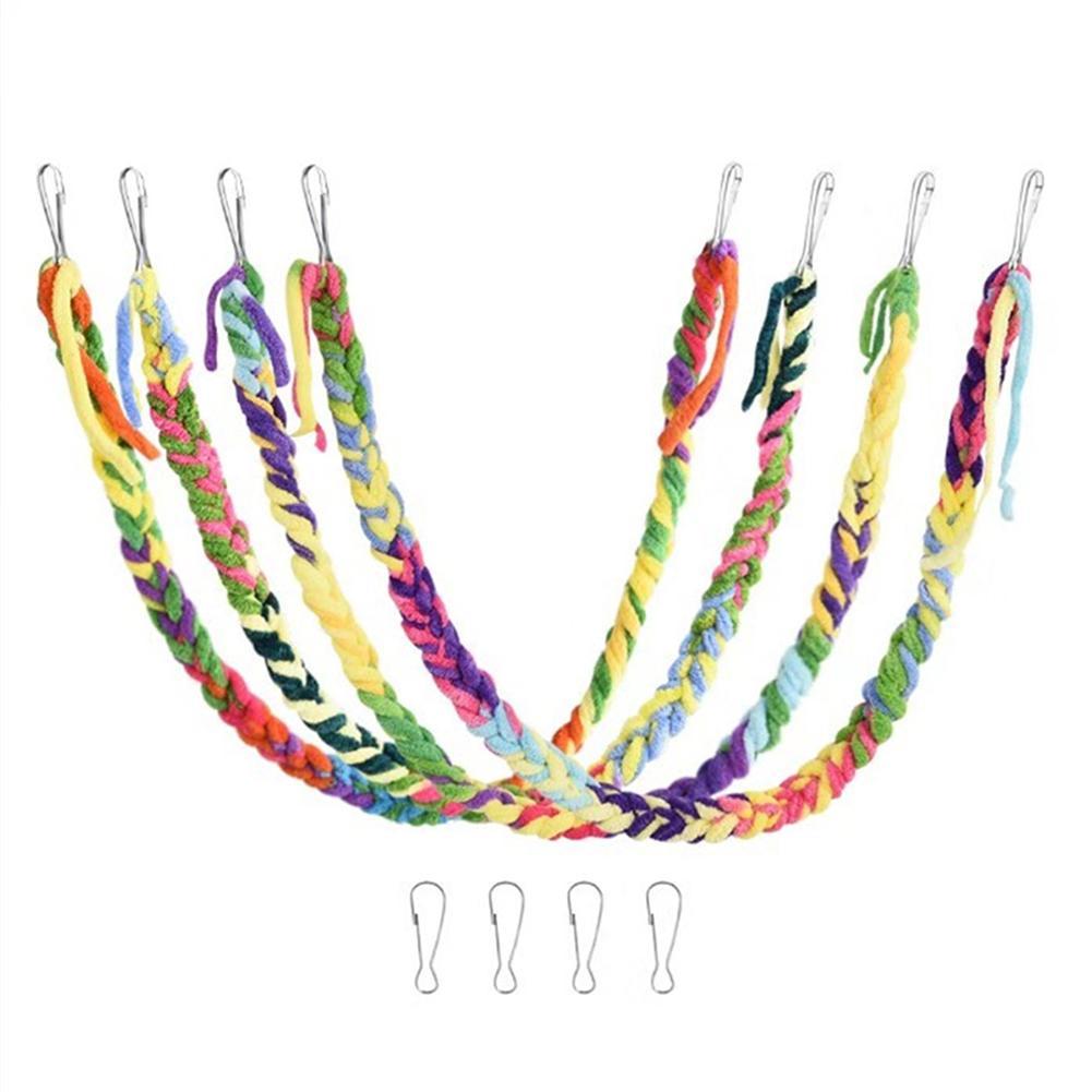 Climbing Cotton  Rope Toy For Hamster Sugar Glider Small Parrot Swing Hammock Pet Toy