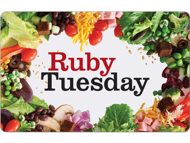 Ruby Tuesday $10 Gift Card (Email Delivery)