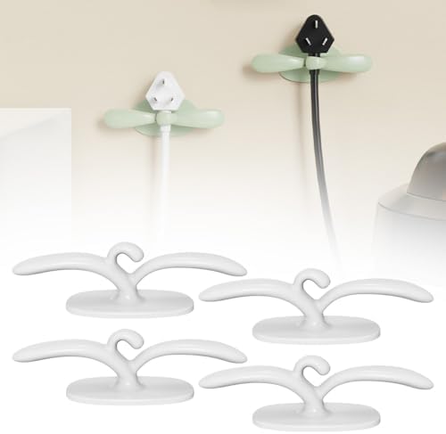 2024 Upgrade Cord Organizer For Kitchen Appliances, 4PCS Cord Winder Organizer Stick On Appliance Cord Holder, Wire Organizer Wire Wrapper for Kitchen Mixers, Coffee Maker, Home Gadget Accessories