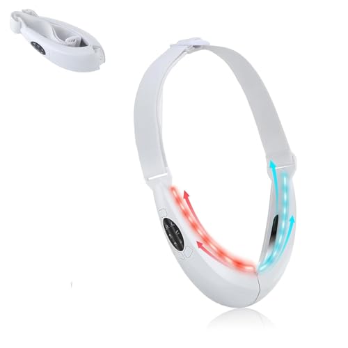 Slimdefine, Slim Define Face Massager, Slimdefine V Face Beauty Device, Protable Rechargeable Electric Double Chin Reducer & V Line Face Lifting Machine (White)