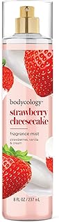 Bodycology Long-Lasting Fragrance Body Mist, Strawberry Cheesecake, 8 fl oz