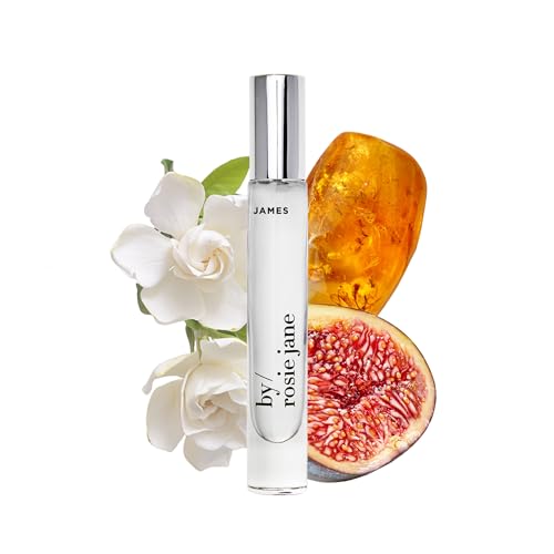 By Rosie Jane Eau De Parfum Travel Spray (James) - Clean Perfume for Women - Essential Oil Mist with Notes of Fig, Amber & Gardenia - Women's Fragrances (7.5ml)