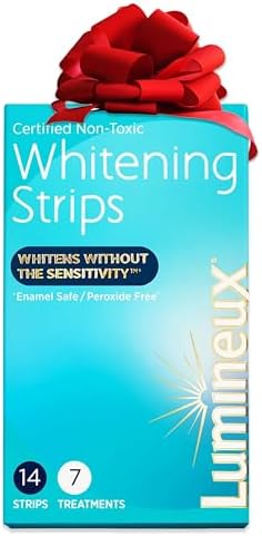 Lumineux Teeth Whitening Strips 7 Treatments – Peroxide Free - Enamel Safe for Whiter Teeth - Whitening Without the Sensitivity - Dentist Formulated and Certified Non-Toxic - Sensitivity Free