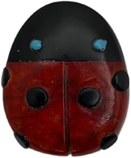 Zuni Fetish • Handcarved Ladybug Fetish • Good Fortune Fetish • Lucky