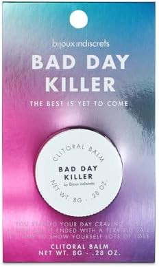 Bad Day Killer Clitoral Balm - Compatible with Erotic Toys - Sex Balm for Women - Female Arousal Enhancement - Sexual Stimulant for Women - Clitoral Balm for Intense Orgasms