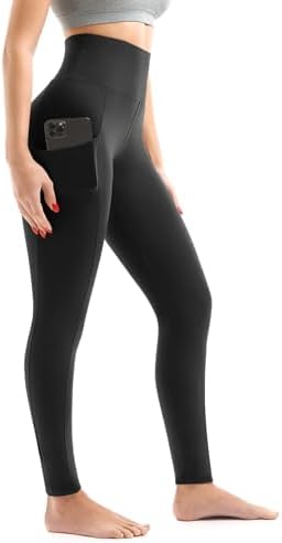 Walifrey Leggings with Pockets for Women, High Waisted Buttery Soft Womens Leggings for Gym Yoga Workout