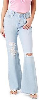 Forever 21 Women's Distressed Flare Jeans