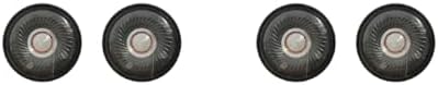 4Pieces Black 50mm Headphone Speaker Headpieces Driver 32Ohm 112db HiFi Speaker Repair Parts for Headphones