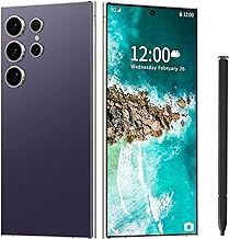 I23 Ultra Unlocked Cell Phone,Built in Pen,Smartphone Battery 6800mAh 6.8" HD Screen Unlocked Phones,6+256GB Android13 with 128G Memory Card,Face ID/Fingerprint Lock/GPS (Dark Purple)