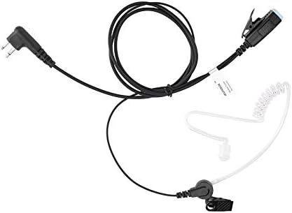 CP200 Surveillance Earpiece Headset Compatible with M0torola XU2600 CLS1110 CLS1413 CP200D RMU2040 RDU4100 Walkie Talkie with Mic PTT (1 Pack)