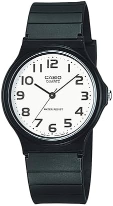 Casio Men's MQ24-7B2 Analog Black Resin Strap Watch