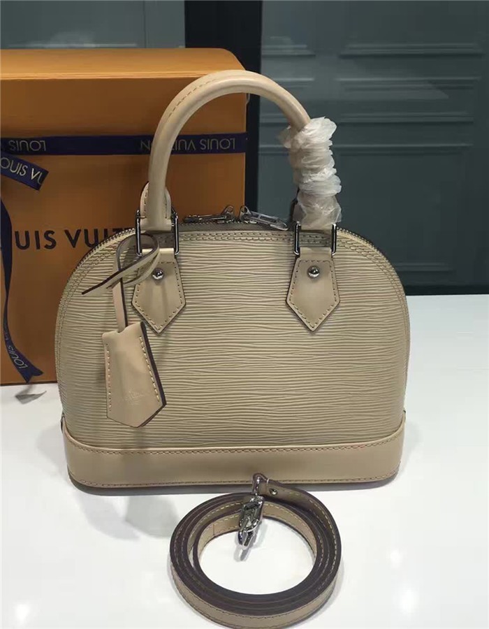 Louis Vuitton Alma BB  Epi Leather M91606 Beige