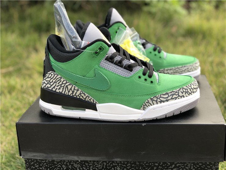 PK AIR JORDAN 3 RETRO TINKER OREGON DUCKS PE