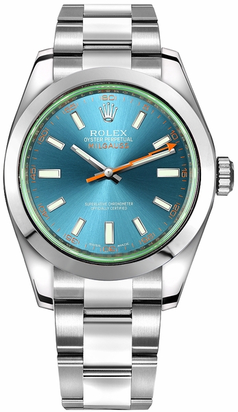 Rolex Milgauss Z-Blue Dial Luxury Men’s Watch 116400GV
