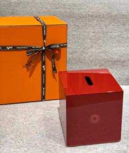 Designer replica hermes home k-box square tissue box