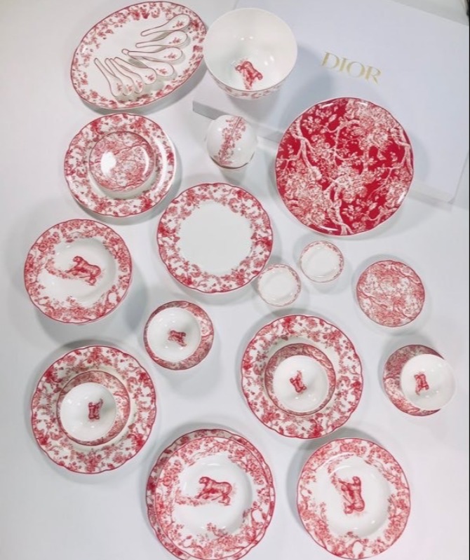 Replica lux christian dior home dinner set